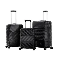 Kofferset 3-teilig Schwarz