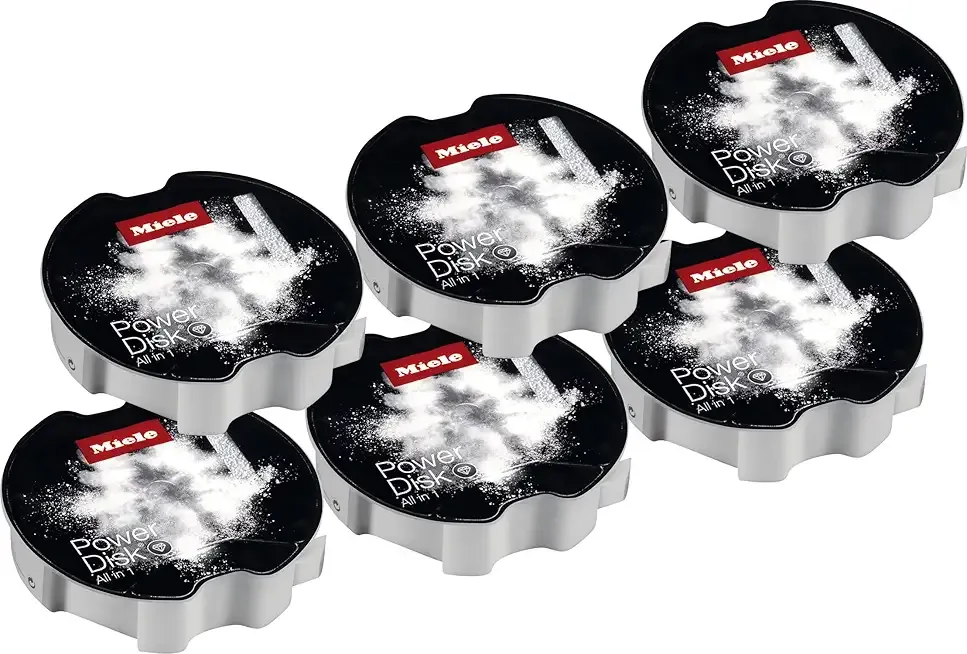 Miele Miele PowerDisk All in 1 Dishwasher Detergent for Dishwashers with AutoDos, 6-Pack