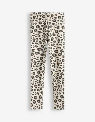 Leggings - Stampa allover - Beige