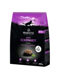 MAJESTIC Schönheit mit Geflügel, Lachs für Katzen 400 g