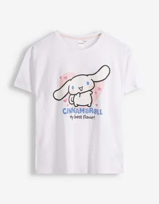 T-shirt - Cinnamoroll - bianco