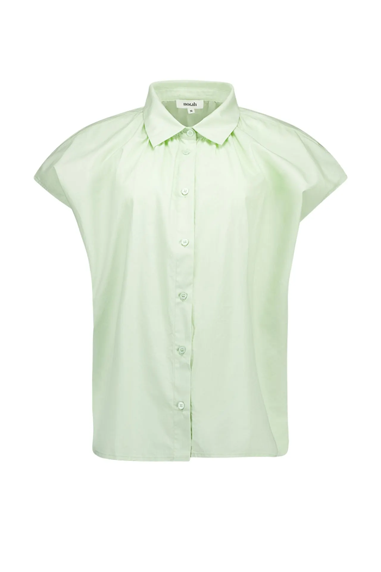 Groene mouwloze blouse