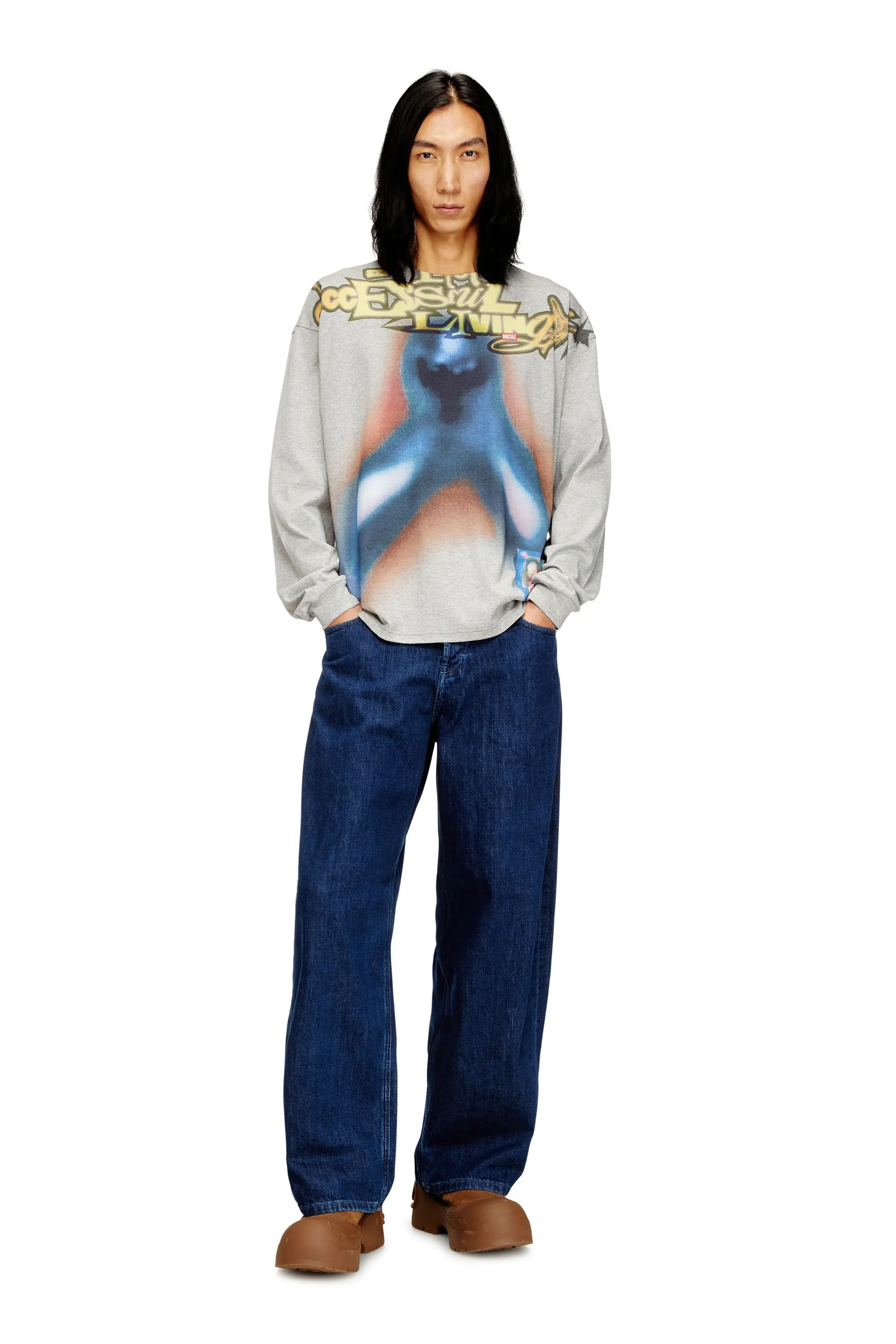 Cotton T-shirt with digital print