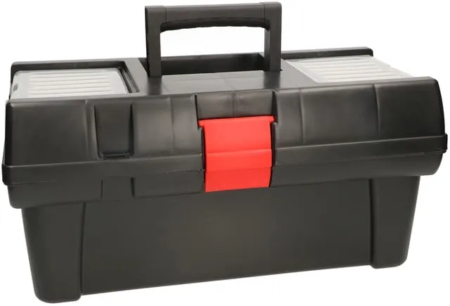 Cassetta porta attrezzi - Valigetta porta attrezzi - 16"/40 cm - Organizer pratico per attrezzi con due scomparti - KOTARBAU