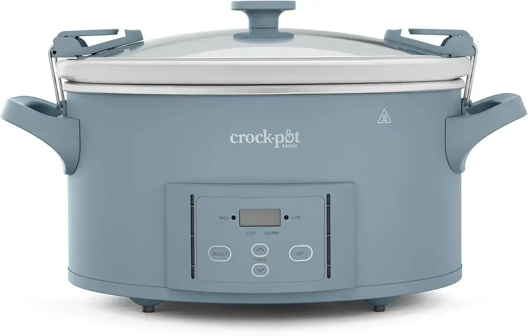 Crock-Pot® Design Series 7-Quart Programmable Slow Cooker, Morning Haze Blue