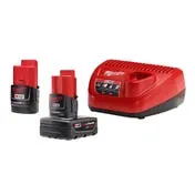 Milwaukee Tools M12 REDLITHIUM CP2.0/XC4.0 Starter Pack 48-59-2424