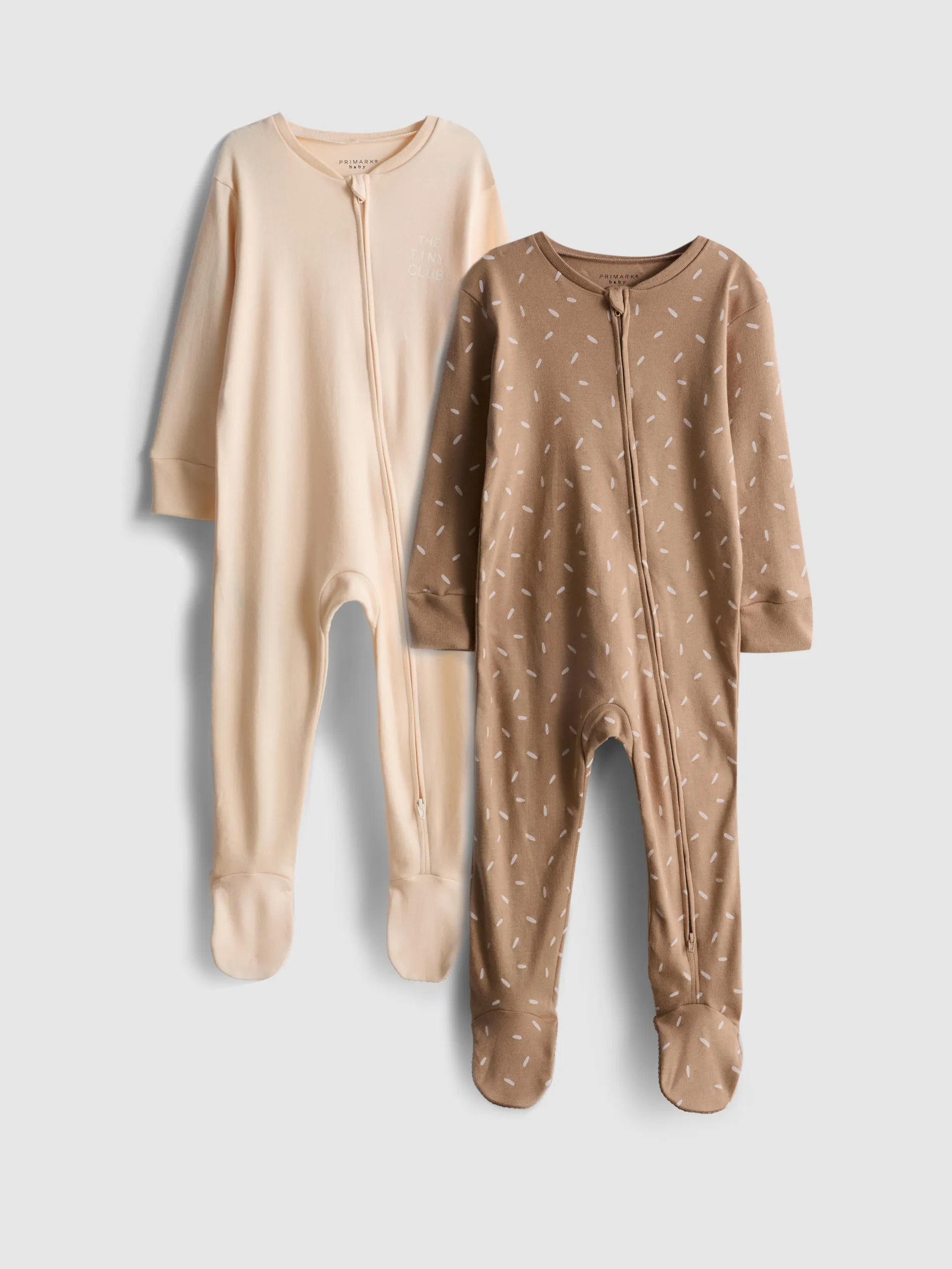 0–24 mois | Lot de 2 grenouillères zippées