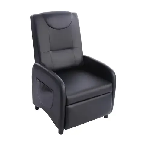 Sillón de descanso reclinable negro
