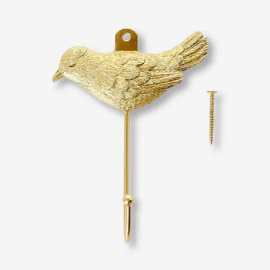 Gold bird hook