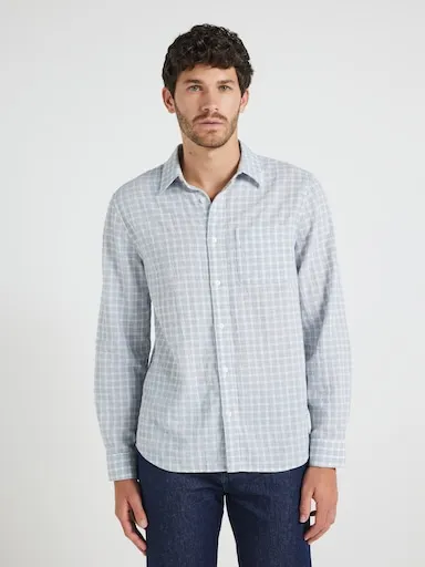Just Jeans Long Sleeve Cotton Check Shirt