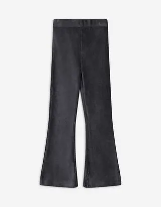 Leggings - Velluto - nero