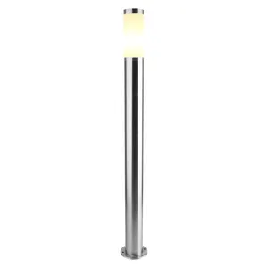 Lampione da giardino, Bergen H 80 cm, argento, IP44 INSPIRE
