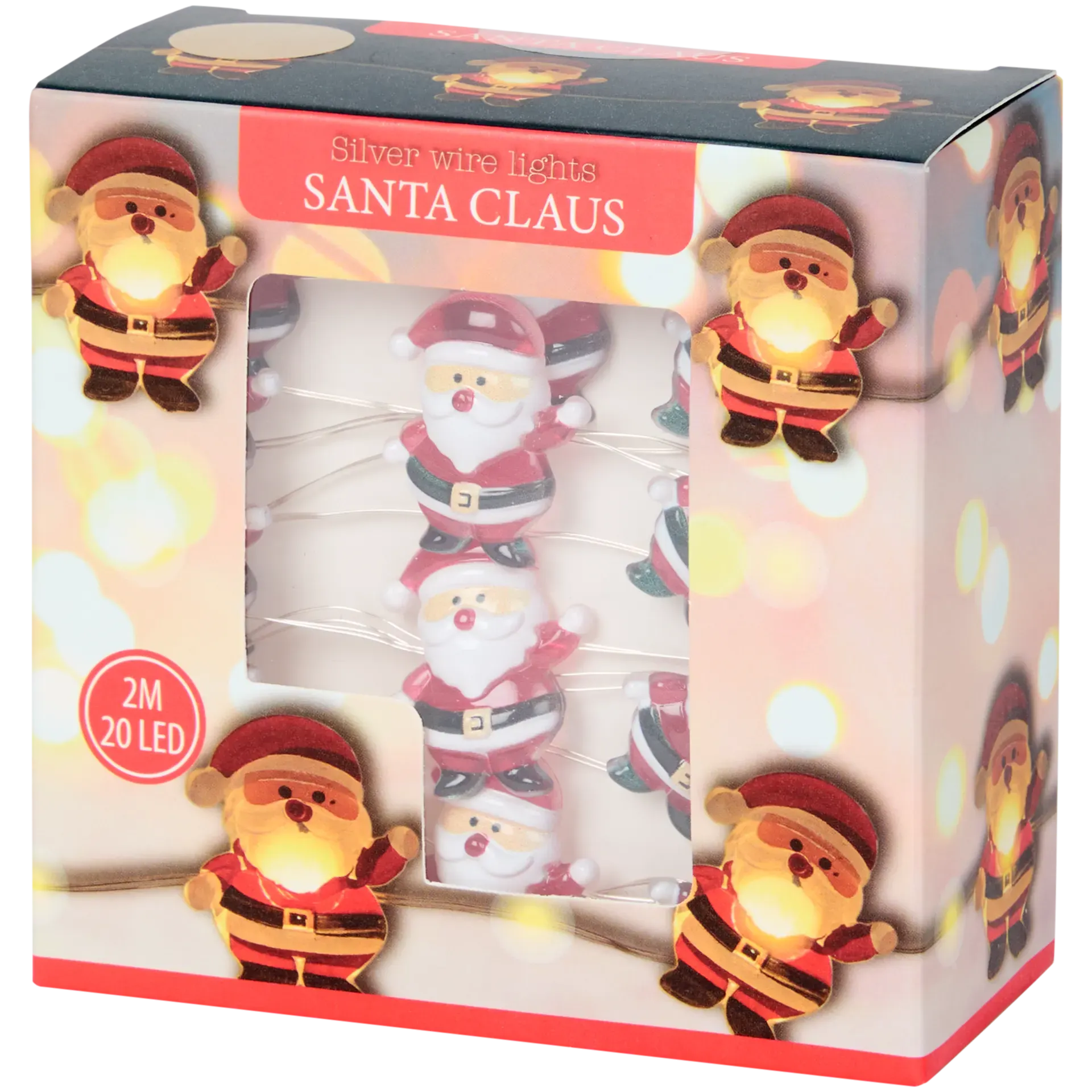 Lichtsnoer met kerstfiguren
