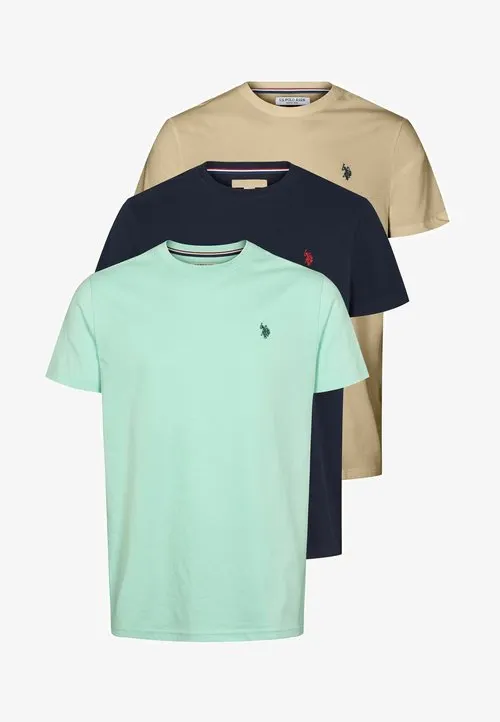 UMARJUN - T-shirts - dark sapphire/crockery/yucca