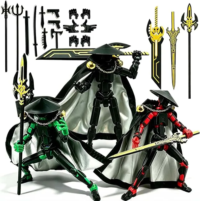 Titan13 Action Figure,Dummy Robot 13 Action Figure,3D Printed Multi Jointed Movable Robot Action Figure,Nova 13 Action Figure for Collectors Desktop Decorations (Assembly Co…