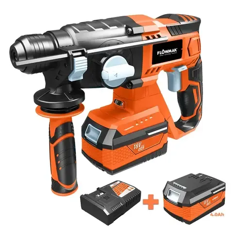 Rotomartillo Inalámbrico 18V 1.8Joule + Bat. y Cargador