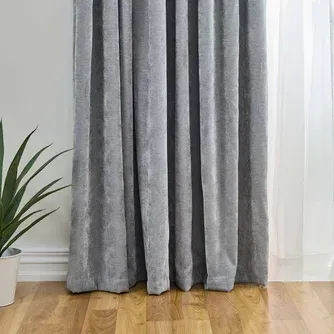 Fusion Textures Pencil Pleat Liam Curtains Pair