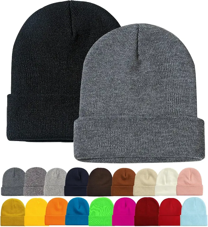 Beanie for Men Women Slouchy Winter Beanie Hats Cuffed Skull Caps