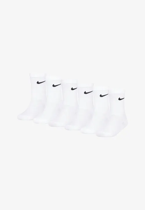 BASIC CREW UNISEX 6 PACK - Sokker - white