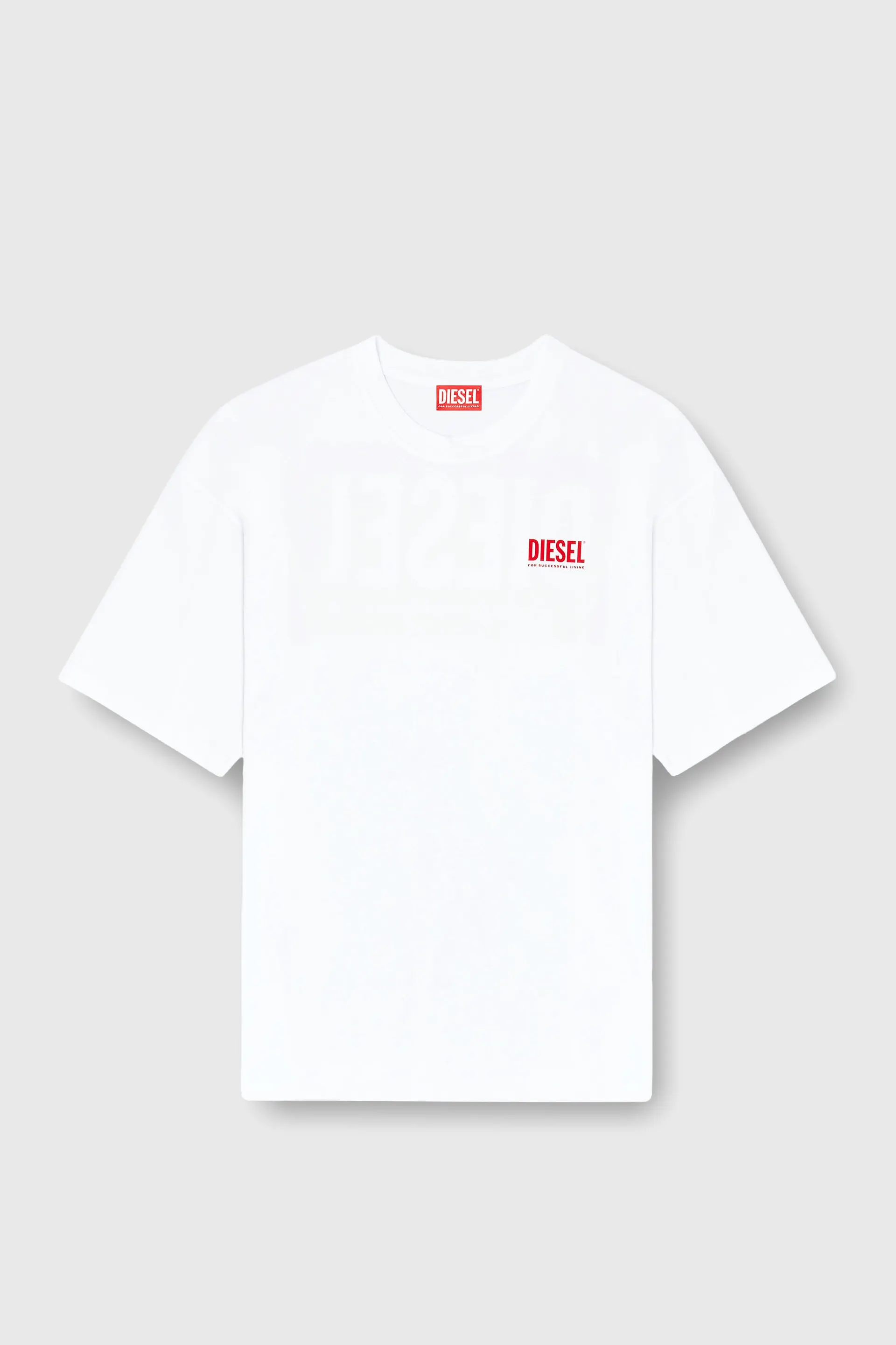 Cotton T-shirt with Diesel Biscotto print