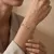 Armband in edelstaal, vlinders