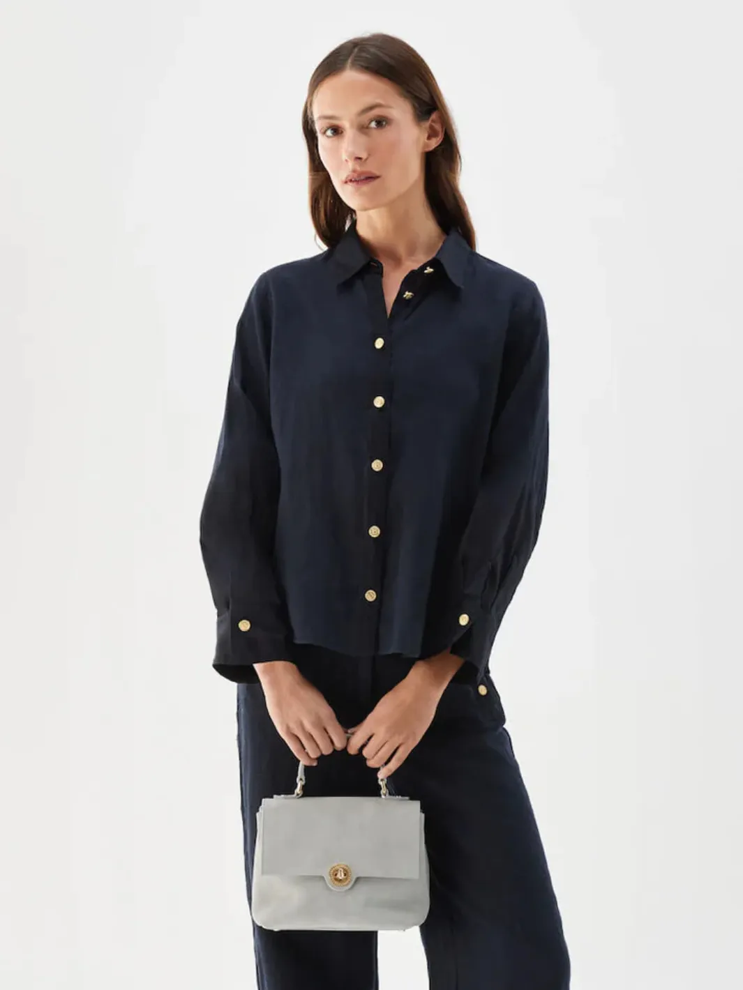NENNE LINEN BLOUSE
