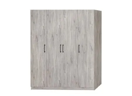 Kleerkast Elmo 160cm - decor - new grey oak