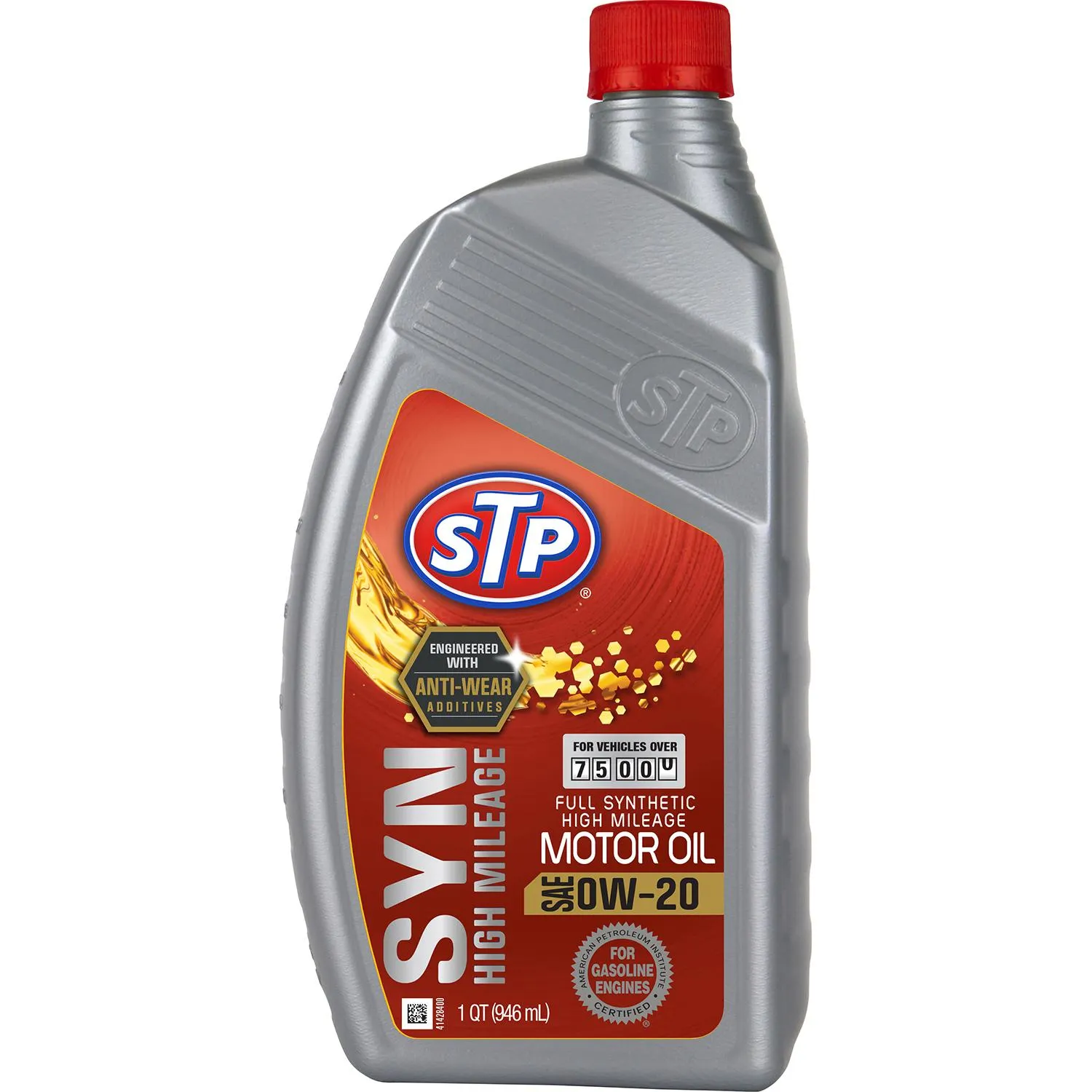 STP High Mileage Full Synthetic 0W-20 Motor Oil 1 Quart