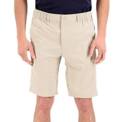 Short Hummo Hombre Casual Con Cintura Elástica Beige