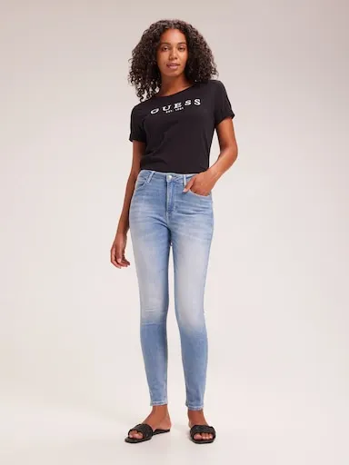 Guess 1981 High Rise Skinny Jean In Carrie Light