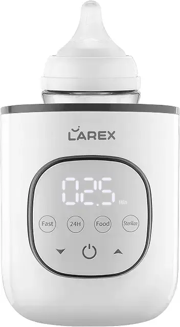 LAREX Bottle Warmer, Fast Baby Bottle Warmer for Breastmilk and Formula