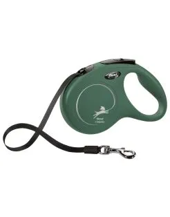 Flexi Classic Tape S - Hondenriem - 5 m Olijfgroen S