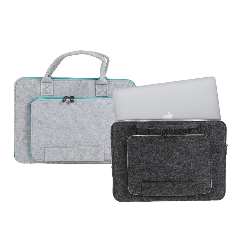 Laptop-Tasche aus Filz 36x26cm