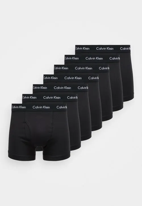 TRUNK 7 PACK COTTON STRETCH - Boksershorts - black