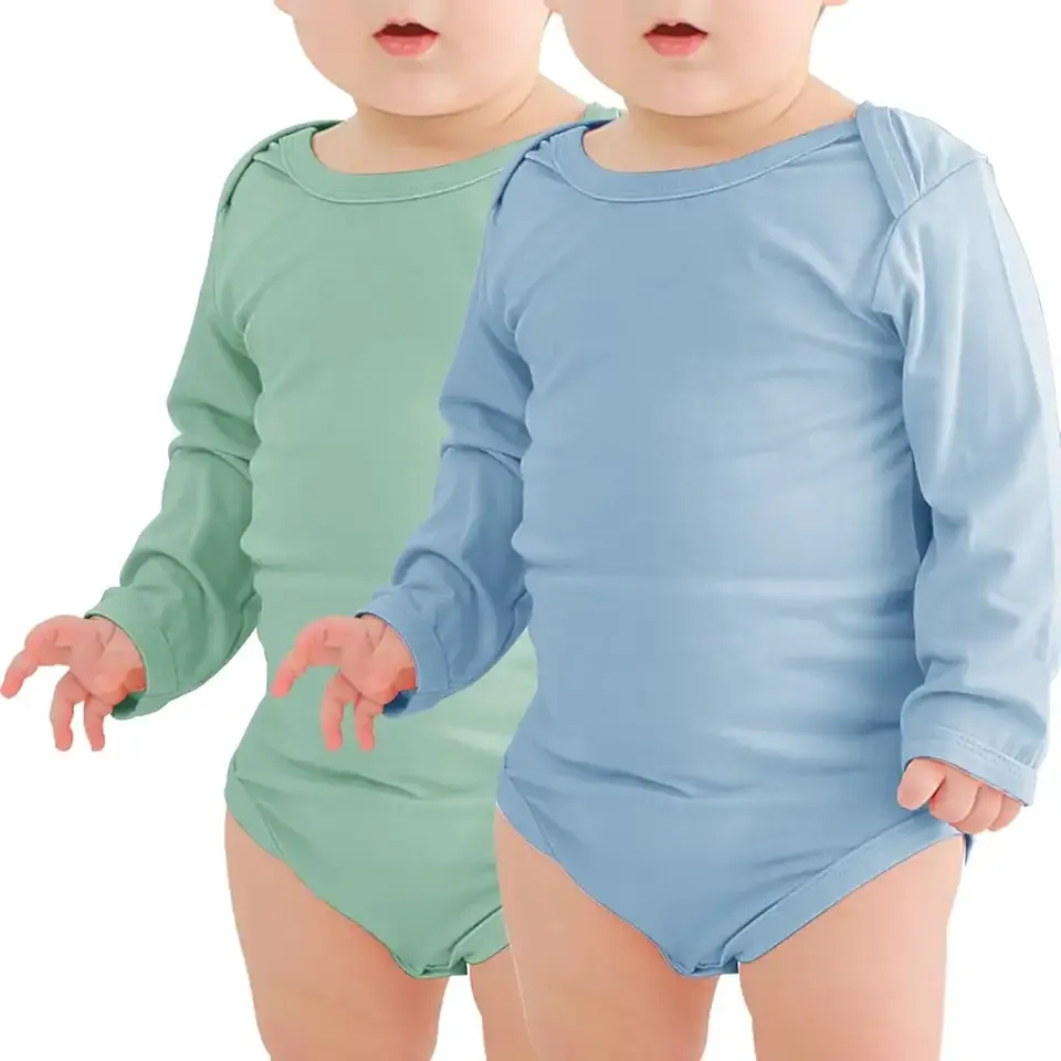 Baby Bodysuit Long Sleeve Infant Romper Soft Boy Girl Unisex Newborn Clothes One Piece Outfits Summer Fall