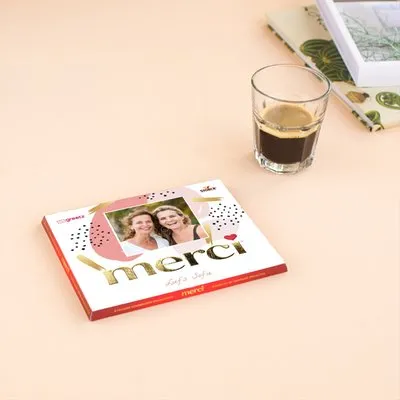 Merci | Liefs met eigen foto en naam | 250g