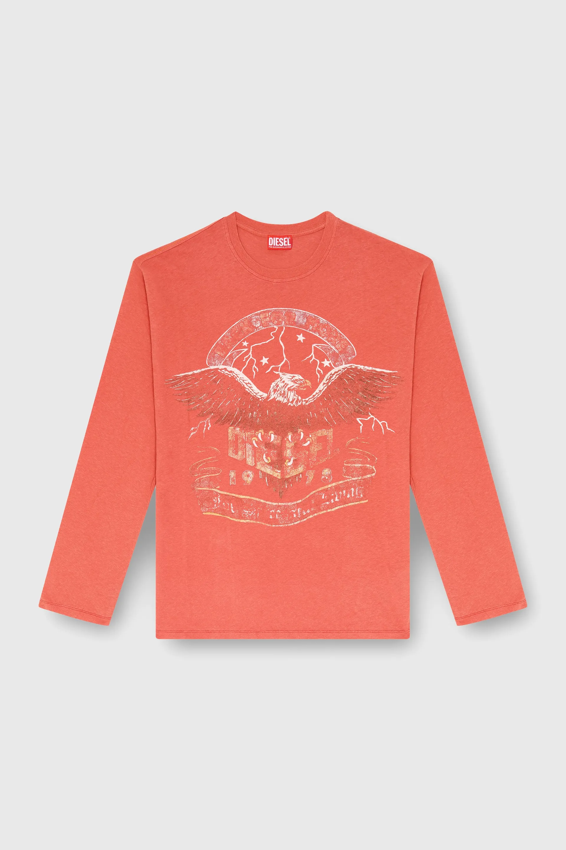 Long-sleeve T-shirt with concert graphics