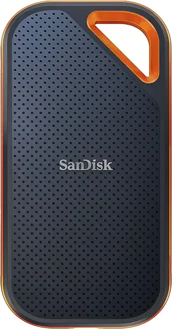 SANDISK 1TB Extreme PRO Portable SSD - Up to 2000MB/s - USB-C, USB 3.2 Gen 2x2, IP65 Water and Dust Resistance, Updated Firmware - External Solid State Drive - SDSSDE81-1T00-G25