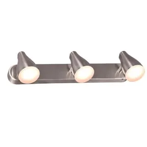 Faretto decorativo senza fonte luminosa BAR in ferro grigio GU10 3 luci