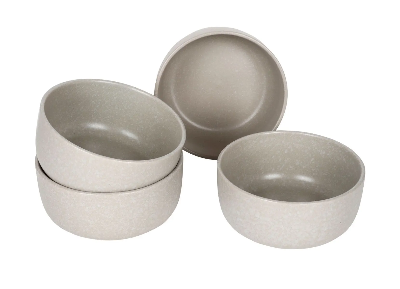 Nature Keramik-Schale 15cm 4er-Set Beige