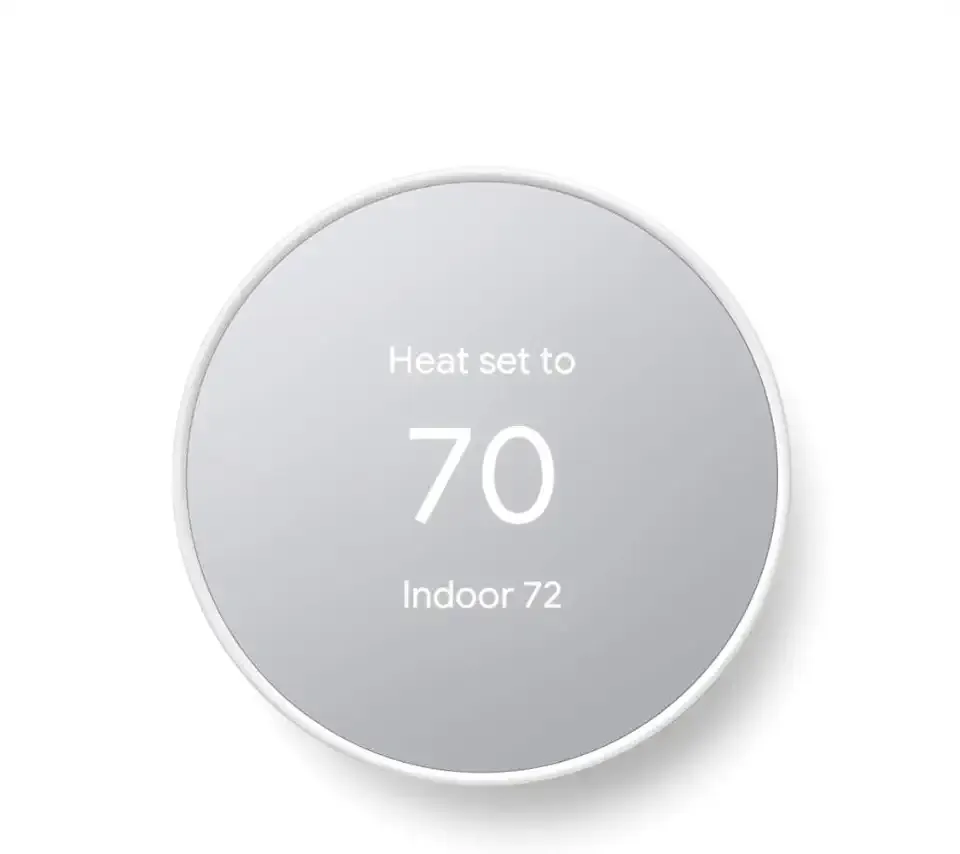 Nest Thermostat - Smart Thermostat for Home - Programmable Wifi Thermostat - Snow