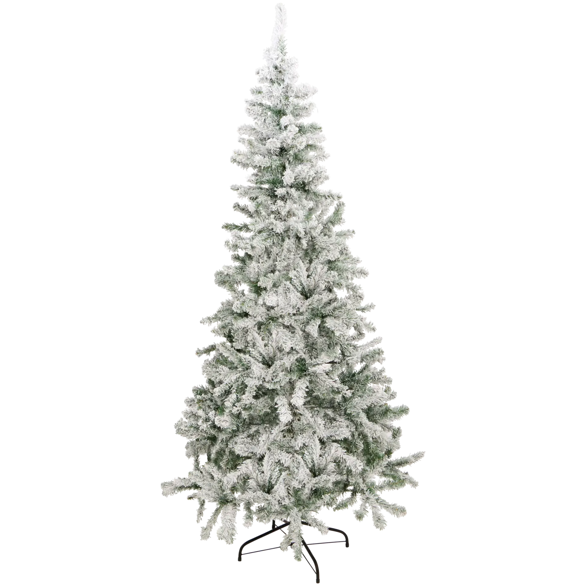 Kerstboom met sneeuw