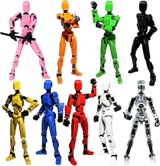 Titan 13 Action Figure,Lucky Robot 13 Action Figures for Desk Display | Multi-Jointed Nova 13 Figure,Home Office Shelf Decor,Creative Photography Prop,Great Gift for Kids and Adults