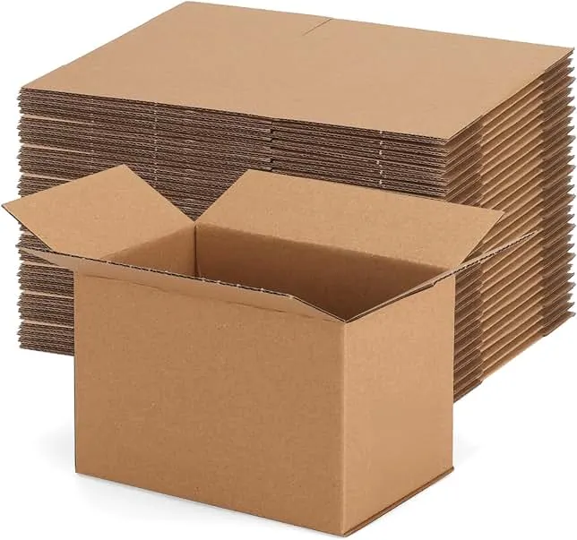 Rempry 30 Pack 6x4x4 Shipping Boxes Brown, Small Corrugated Cardboard Box for Mailing, Packaging Small Business, Kraft Mailer Gift Boxes