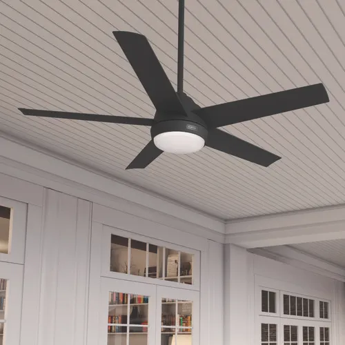 Hunter® Skyflow 52" Indoor/Outdoor LED Ceiling Fan with Wall Control