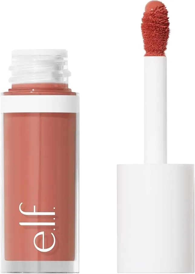 e.l.f. Camo Liquid Blush, Long-lasting Liquid Blush For High-pigment Color, Creates A Soft, Dewy Finish, Vegan & Cruelty-free, Dusty Rosé
