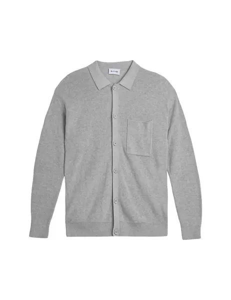 Cotoncash Liam Cardigan Smoky Grey