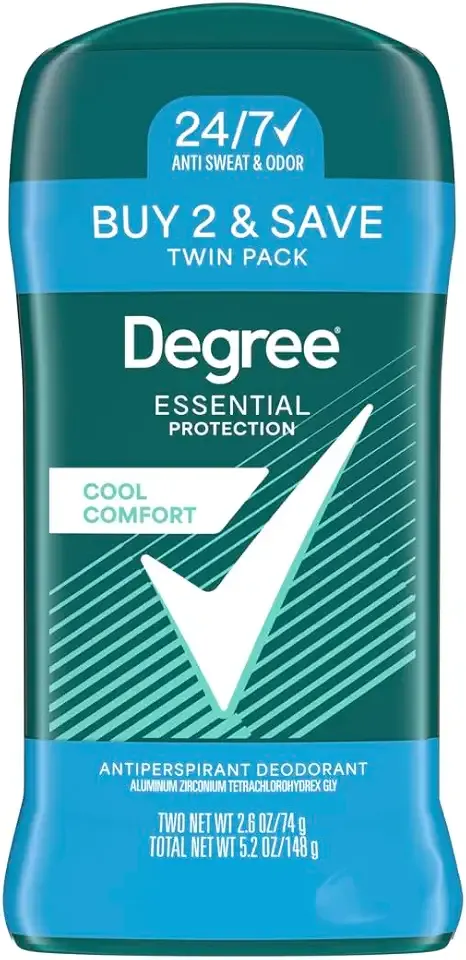 Degree Men Antiperspirant Deodorant, Cool Rush, Twin Pack, 2.7 oz