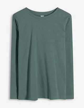 Maglia a manica lunga - Cotone - verde