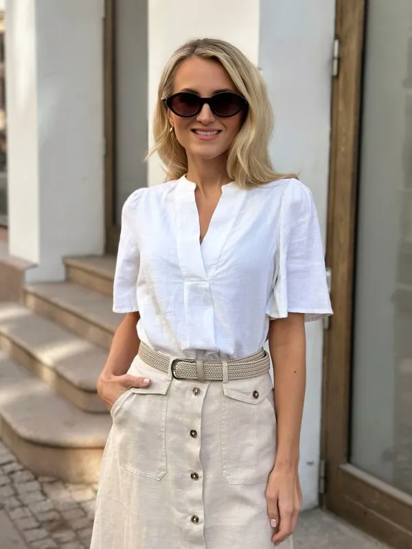 Naja 32 Blouse White